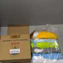 ALVABABY Baby Cloth Diaper 6 Pack with 12 Inserts One Size Cloth Diaper Covers Adjustable Washable Reusable for Baby Girls and Boys (01 Pure Color)