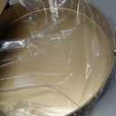 Cake Stand, Metal Round Cupcake Dessert Stand Cake Display Holder Cookies Fruit Serving Tray Decor for Wedding Party Birthday Baby Showers Anniversary (14 in, Dark Gold)
