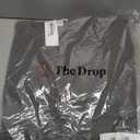 The Drop Women's Alice Crew-Neck Back-Slit Ribbed Pullover Sweater (X-Large, Charcoal)