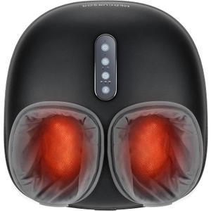 Medcursor Foot Massager with Heat - Shiatsu Feet Massage Machine Delivers Relief for Tired Muscles & Plantar, Deep Kneading Therapy, Multi-Level Settings for Home, Office Use, Size up to 13"