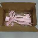 Dylrauoza Pink Over the Door Hooks, 2 Pack Metal Door Hanger Hooks for Towels Coats & Bags, Bow Over Door Hook Rack Organizer for Bathroom Girls Bedroom Closet, Coquette Room Decor, No Drill