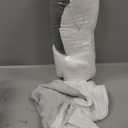 DONAMA Cervical Pillow for Neck and Shoulder,Contour Memory Foam Pillow,Ergonomic Neck Support Pillow for Side Back Stomach Sleepers with Pillowcase (Queen Size 24.8"Lx14.96"Wx5.51"H, Light Grey)