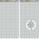 Silver Snowflake Fringe Curtain - GREATRIL Winter Onederland Streamers Backdrop with Sparkling Snowflake for Christmas Birthdays Party Decoration -3.2ft x 6.5ft - 2 Pack