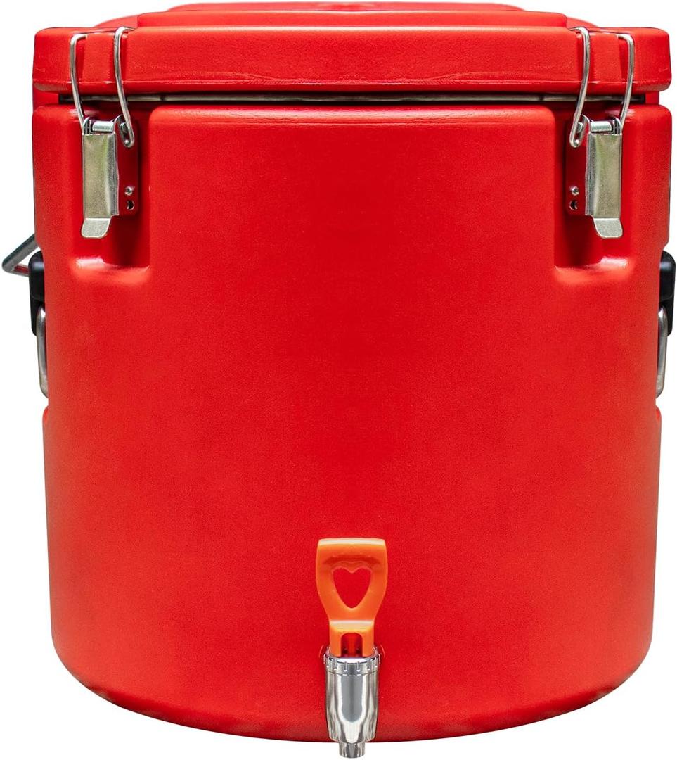 Insulated Soup Container,7.9 Gallon Insulated Beverage Cooler, Commercial Food Warmer for Hot or Cold,32QT Hot Box for Catering,insulated drink dispenser with Stainless Steel Interior and Spout/Spigot