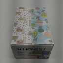 The Honest Company Clean Conscious Diapers for Delicate Skin Up to 100% Leakproof Hypoallergenic Fragrance-Free Baby Gender Neutral Prints Club Box Size Newborn 72 Count (Prints (Above It All + All the Alpacas)