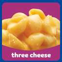 Kraft Mac & Cheese, 1 Box, for Easy Dinner or Dinner Sides, Three Cheese with Mini-Shell Pasta, No Artificial Flavors, Preservatives or Dyes, 7.25 oz