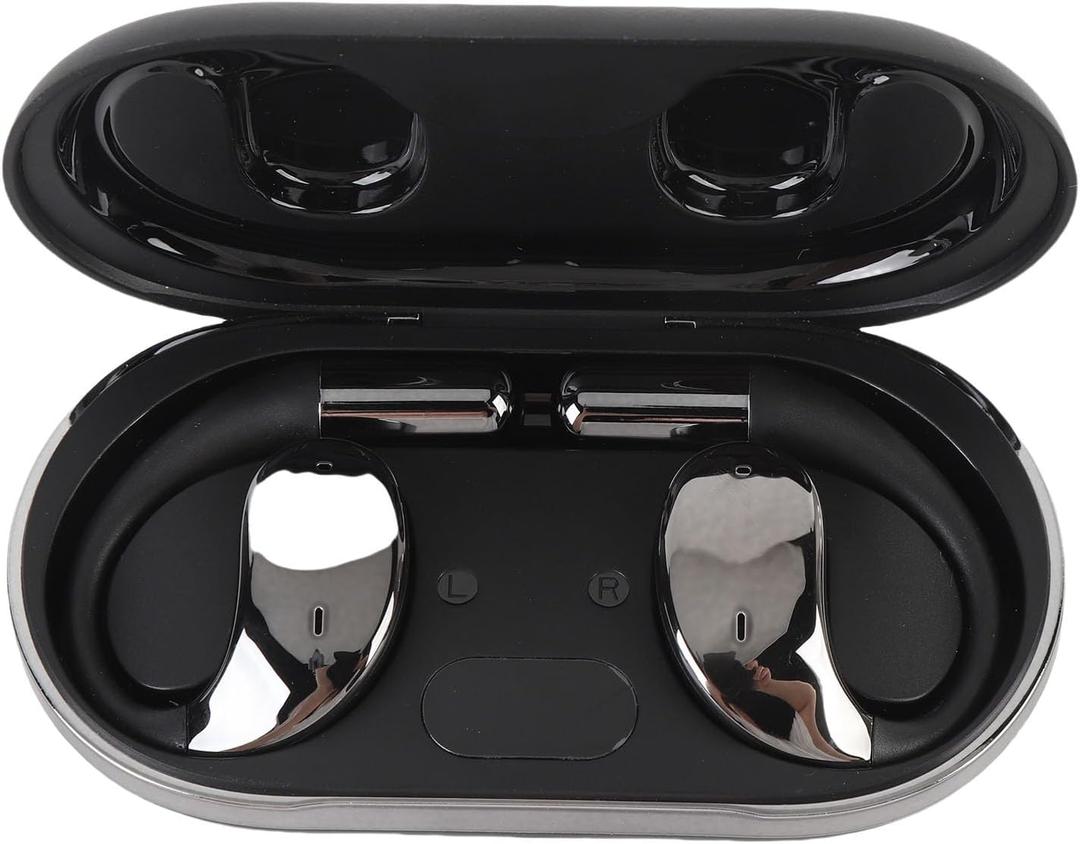 AI Translation Earbuds, Touch Control Real Time Translator Device Two Way Translation Headphones Language Translator Ear Hook, Over The Ear Earbuds Bluetooth Earphones for (Black)