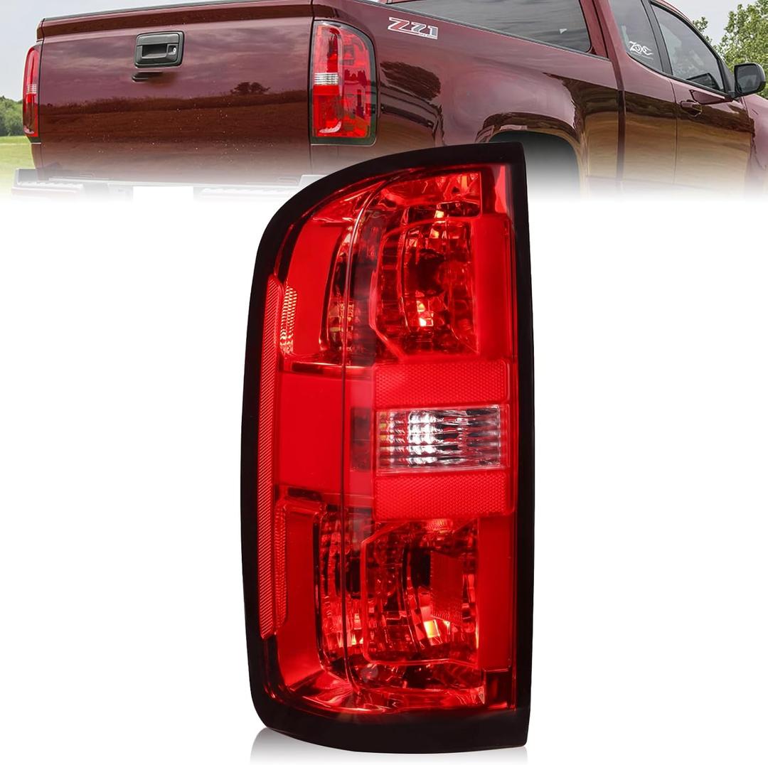 Boine Left Driver Side Tail Light Compatible With 2015 2016 2017 2018 2019 2020 2021 2022 Chevy Colorado Rear Light Brake Lamps (Left Driver Side)