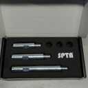 SPTA Metal Rotary Extension Shaft Set, 75mm,100mm,140mm, 5/8"-11 Thread for Rotary Polisher,Car Polisher,Polishing Pads,Backing Plate Electric Polisher