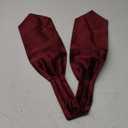 Men's Solid Color Silk Cravat Ties Jacquard Woven Casual Handmade Wedding Ascot 