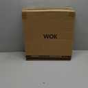 Carbon Steel Wok, 13-Inch, Pre-Seasoned, Non-Stick, with Lid and Spatula, Flat Bottom, Ideal for Stovetop Cooking