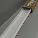 Lithonia Lighting 4 Foot LED Light Fixture, Low-Profile LED Wraparound Flush Mount Ceiling Light, 4000K Cool White, 120V, 48-Inch (FMLWL 48 840)