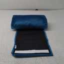 Recliner Headrest Pillow, Adjustable Neck & Head Support Pillow, Soft Velvet Non-Slip Headrest for Recliner, Couch, Chair, Sofa (Teal)