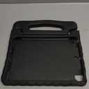 MAISON Kids Case for iPad 9th/8th/7th Generation, 2021/2020/2019 10.2 inch Case - Shockproof Protective Lightweight Handle Bumper Stand Cover with Built-in Screen Protector (Black)