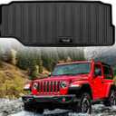 Custom for 2018-2026 Jeep Wrangler JL 2 Door Cargo Mats Trunk Liner All Weather TPE Protection Mat Accessories (for 2018-2026 Jeep Wrangler JL 2 Door)