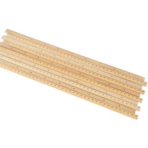 hand2mind Wood Economy Meterstick/Yardstick for School Classroom, Home, or Office (Pack of 10)