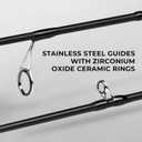 KastKing Crixus Fishing Rods,IM6 Graphite Spinning Rod & Casting Rod W/Zirconium Oxide Ring Stainless Steel Guides, SuperPolymer Handle, 5'6"-Light - M Fast-2pcs
