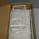 Sink Caddy with Removable Brush Holder, Stainless Steel Self Drain Kitchen Organizer, Dish Soap Dispenser Storage Accessories (White)