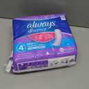 Always Discreet Adult Incontinence Pads for Women, Drier, 4 Drop Long Length, Moderate Absorbency, Pads for Bladder Control Management, Bladder Leaks, & Postpartum Pads, 54ct