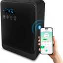 Waterless Essential Oil Diffuser 2000 Sq Ft, Cold Air Oil Scent Diffusers with Timer 250ml, Bluetooth App Control Aromatherapy Diffuser Machine for Home, Office, Hotel (Black)