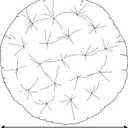 Sorra Home Tufted Papasan Cushion - Bucket & Moon Chair Comfy Round Cushion - Floor Pillow with Plush Foam for Indoor Furniture (Frame Not Included) - Dark Lilac (48" x 48" x 4")