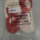 Shyyween Christmas Slippers Unisex Xmas Santa Slippers Non-Slip Fluffy Warm Shoes Winter Soft Slip-on Indoor Outdoor (10-11 Women/8.5-9.5 Men)