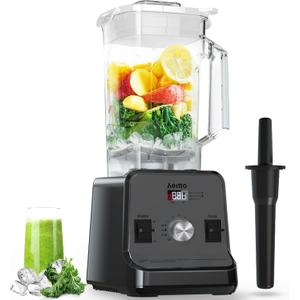 Aeitto Blender for Kitchen, 68 Oz Large Capacity Professional Countertop Blender, 1500-Watt Smoothie Blender for Ice Crush, Frozen Drinks, Silver