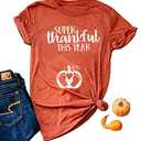 Extra Thankful This Year T-Shirt Women Thanksgiving Pregnancy Announcement Shirt Cute Baby Feet Fall Maternity Tops (As Shown-2, L)