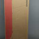 67" H Tall Bathroom Cabinet, Narrow Storage Cabinet with 2 Barn Doors and 1 Drawer, Freestanding Floor Cabinets with 6 Shelves for Bathroom, Living Room, Kitchen, Black