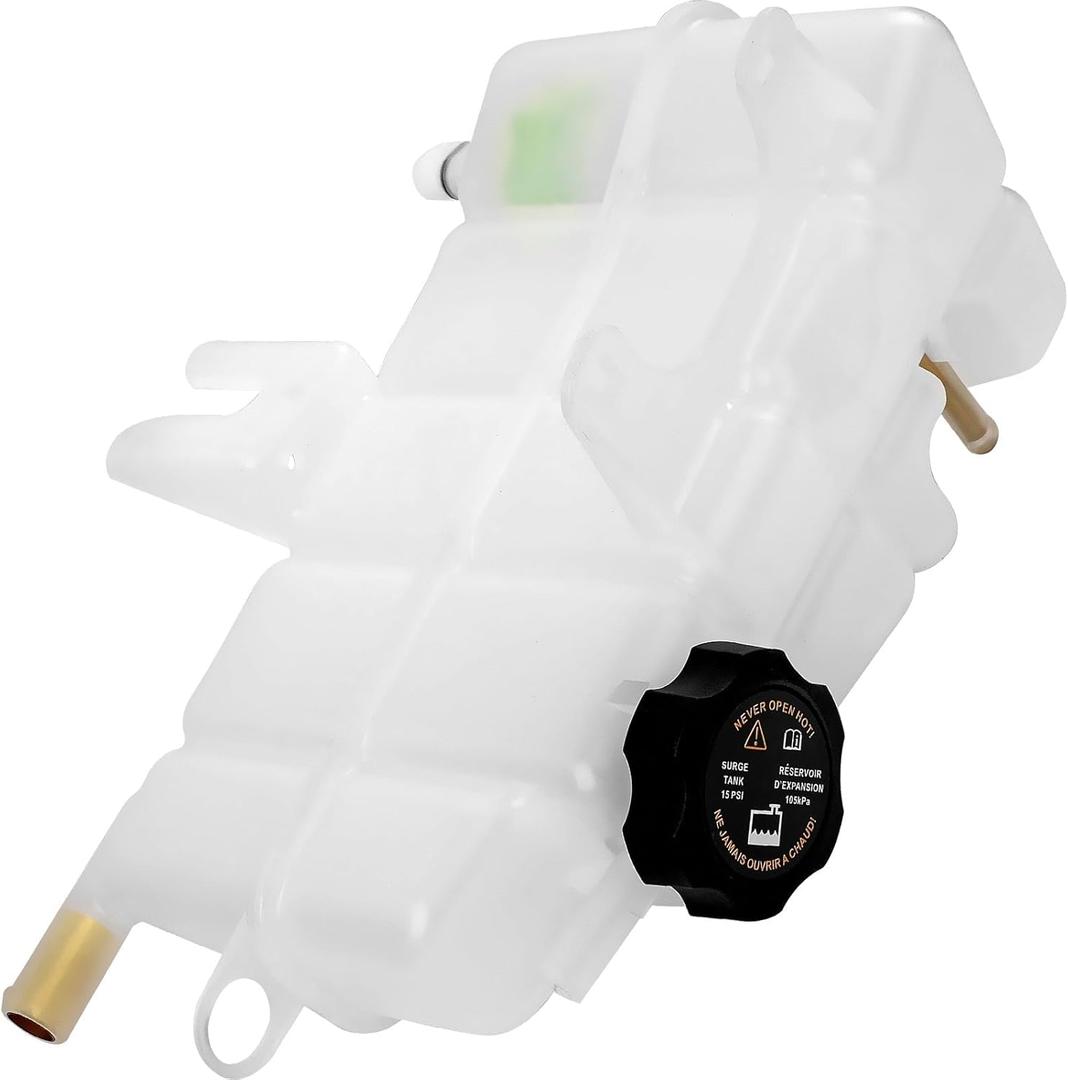 Coolant Reservoir Tank With Cap Fit for Oldsmobile Intrigue 2000 2001 2002, 3.5L Front with Cap &, OE# 603-143 10405606 10405607