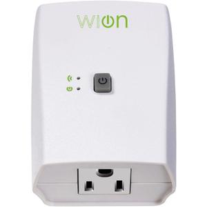 WiOn 50050 Indoor WiFi Plug With 1 Grounded Outlet; White