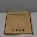 Digital Bathroom Scales for Body Weight, Weight Scale with High Precision Sensors Accurate Round Corner Design LED Display 400lbs/180kg (Black)