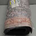 KIMODE Anti Fatigue Kitchen Mat,Farmhouse Kitchen Rugs Sets of 2,Non Slip Waterproof Vintage Kitchen Floor Mats,Cushioned Comfort Standing Mat for Sink,Desk,Laundry,Office,Orange/Blue (17.3" x 47"+17.3" x 29"--0.47 inches)