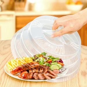 Large Microwave Splatter Cover for Food 11.8 inch,High Transparent Silicone Microwave Cover, Microwave Food Cover BPA Free Non Toxic Collapsible Microwave Plate Cover- Transparent