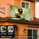 3x5 Feet Tapestry Meme Polyester Flag Mona Lisa Sits On the Toilet with Four Brass Grommets - Meme Flags for Outdoor and Indoor - Durable Women or Man Cave Wall Flag for College Dorm Room Decoration