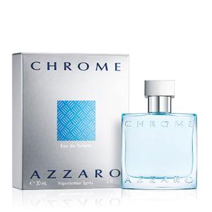 Azzaro Chrome Eau de Toilette - Fresh Aquatic Mens Cologne - Citrus, Woody, Musky Fragrance -Fresh Notes of Bergamot - Everyday Wear - Classic Summer Beach Scent - Luxury Perfumes for Men (1 Fl Oz (Pack of 1))
