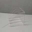 Acrylic Paper Tray Stackable Letter Organizers, Clear Paper Desk Organizer, 3-Tier, Desk A4 File Holder for Office Document Desktop File