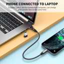 3 x USB C Female to USB Male Adapter, 5-Pack, Type C to USB A Charger Converter for iPhone 16 15 14 13 12 11 Plus Pro Max, Samsung Galaxy S24 S23 S22 Ultra, A-pple iWatch Watch Series 7 8, AirPods, iPad