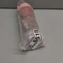 Water Bottle BPA Free Tritan with Time Markers, 30oz Large Durable Gym Plastic Bottle for Fitness, Outdoor Enthusiasts, Leakproof Clear Pink (Pack of 1)