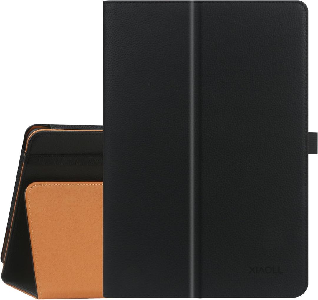 Folio Case for All-New Amazon Fire HD 10 and 10 Plus Tablet (13th/11th Generation, 2023/2021 Release) 10.1" - Slim Fit Standing Cover with Auto Sleep/Wake,Black