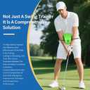 The Connector Swing Golf Training Aids, Golf Swing Trainers for Posture Correction Practice, Paired with Golf Arm Band Training Aids, Effectively Adjust the Coordination Between Arms and Body
