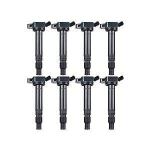 DEAL Pack of 4 Ignition Coils Compatible with GX460 LS460 LS600h LX570 - Land Cruiser Sequoia Tundra 4.6L 5.0L 5.7L V8 Replace OE UF507 IC733 U5084 C1596