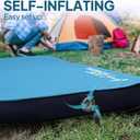 Lost Horizon Air & Foam Camping Mattress, Self-Inflating Sleeping Pad, 4.5" Thick, with Pump Sack, Cot