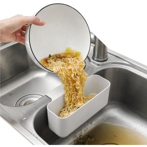 Sink Drain Strainer Basket Kitchen Sink Strainer Sink Food Catcher Kitchen Food Residue Waste Leftovers Strainer Over Sink Triangle Swan Cactus Suction Cup Corner Sink Strainer
