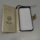 for Samsung Galaxy S23 Case,Galaxy S23 Case Wallet for Women Men with Card Holder Leather Kickstand Shockproof Flip Cover for Samsung Galaxy S23 5G 6.1 Inch (Floral-Gold)