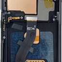 OLED Screen for Galaxy S21 Ultra LCD Screen with Frame Replacement for Samsung Galaxy S21 Ultra 5G G998U G998U1 G998W G998B G998B/DS 6.8" LCD Screen Display Touch Digitizer with Frame+Tool (Black)