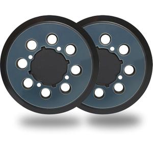 2 Pack 5 Inch 8 Hole Hook and Loop Replacement Sanding Backing Pad Sander Pad for 5" Craftsman CMCW220B & CMEW231 Random Orbit Sander