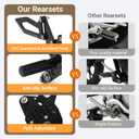 Motorcycle Adjustable Rear Sets Rearsets Foot Pegs for Suzuki GSXR 600 GSXR 750 2011-2024