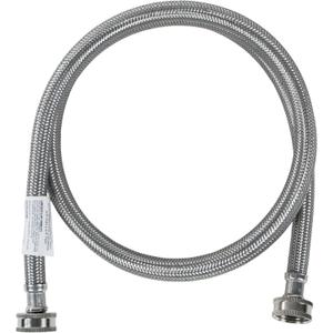 Certified Appliance Accessories Washing Machine Hose, Hot or Cold Water Supply Line, 6 Feet, PVC Core with Premium Braided Stainless Steel