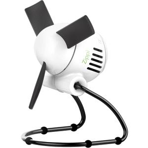 Vornado Zippi Small Personal Fan, Foldable Cooling for Desk, 2 Speed Settings, Soft Nylon Blades, Directable Airflow, Perfect Fan for Office and Bedroom, Multiple Color Options, Ice White